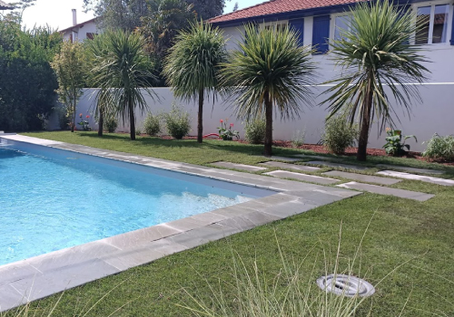 notre gazon naturel dans le jardin de nos clients